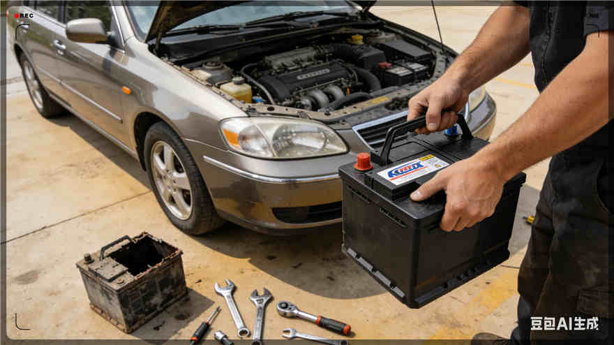 永登汽车换电瓶电话【案例】